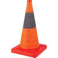 Collapsible Traffic Cone, 18" H, Orange SHA659 | Ottawa Fastener Supply