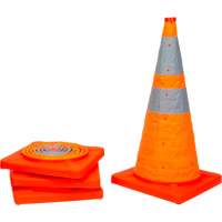 Collapsible Traffic Cone, 28" H, Orange SHA820 | Ottawa Fastener Supply