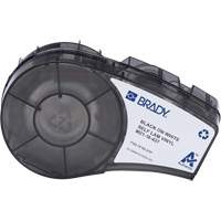 Self-Laminating Wrap Around Labels with Ribbon, Black Ottawa Fastener Supply