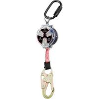 Dynamic Small Snap Hook Self-Retracting Lifeline, 6', Polyester, Swivel Ottawa Fastener Supply