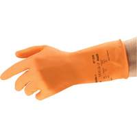Gants r&eacute;sistants aux produits chimiques AlphaTec 87-320, Taille 9,5, 11,8" lo, Latex de caoutchouc, Doublure en Coton/Ouat&eacute;e, 17 mils Ottawa Fastener Supply