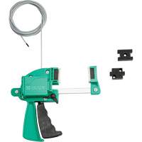 Green Clamping Cable Lockout, 8' Length SHB865 | Ottawa Fastener Supply