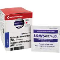 SmartCompliance<sup>®</sup> Refill Benzalkonium Chloride First Aid Treatment, Towelette, Antiseptic SHC029 | Ottawa Fastener Supply