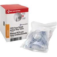 SmartCompliance<sup>®</sup> Refill CPR Faceshield with One-Way Valve, Single Use Faceshield, Class 2 SHC034 | Ottawa Fastener Supply