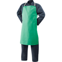 Weldlite Fire-Resistant Cotton Apron, Bib, 36" L, Green Ottawa Fastener Supply