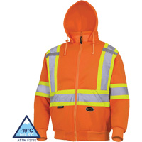 6924 Hoodie, Small, High Visibility Orange Ottawa Fastener Supply