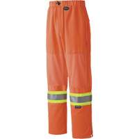 6001P Traffic Safety Pants, Polyester, X-Small, High Visibility Orange Ottawa Fastener Supply
