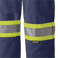 6003P Traffic Safety Pants, Polyester, X-Small, Navy Blue Ottawa Fastener Supply
