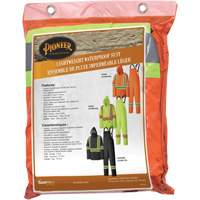 5598 Lightweight Waterproof Rain Suit, Polyester/PVC, Small, High Visibility Orange Ottawa Fastener Supply