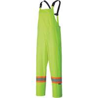 5599 Lightweight Waterproof Rain Suit, Polyester/PVC, X-Small, High Visibility Lime-Yellow Ottawa Fastener Supply