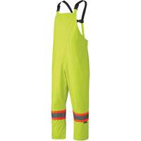 5609 210D Waterproof Rain Suit, Polyester/PVC, X-Small, High Visibility Lime-Yellow Ottawa Fastener Supply