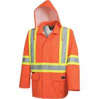 5626 Veste de s&eacute;curit&eacute; The Rock 300D imperm&eacute;able, Polyester, Orange haute visibilit&eacute;, Moyen Ottawa Fastener Supply