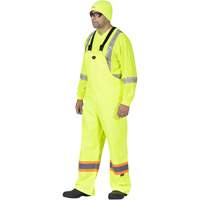 5629 Salopettes The Rock 300D, Polyester, Grand, Jaune lime haute visibilit&eacute; Ottawa Fastener Supply