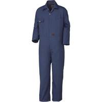 515 Coveralls with Brass Zipper, Men's, Navy Blue, Size 36 Ottawa Fastener Supply
