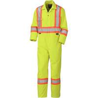 5512 Coveralls, 36, High Visibility Lime-Yellow Ottawa Fastener Supply