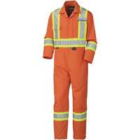 5513 Industrial Wash Coveralls, 36, High Visibility Orange Ottawa Fastener Supply