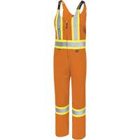 6617T Overalls, Polyester, 40, High Visibility Orange Ottawa Fastener Supply
