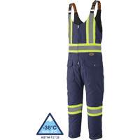 5536 Quilted Duck Overalls, Cotton, Small, Navy Blue Ottawa Fastener Supply