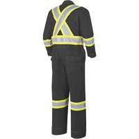 7702BKT FR-Tech&reg; Arc-Rated Coverall, Size 40 (Tall), Black, 10 cal/cm² Ottawa Fastener Supply