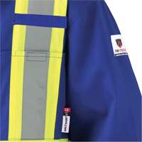 7706T FR-Tech&reg; Flame-Resistant Coverall with Leg Zippers, Size 40 (Tall), Royal Blue, 9.7 cal/cm² Ottawa Fastener Supply