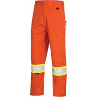 7763 FR-Tech&reg; 88/12 Arc Rated High-Visibility Safety Pants, 30, x 30, High Visibility Orange, 9.7 cal/cm² Ottawa Fastener Supply