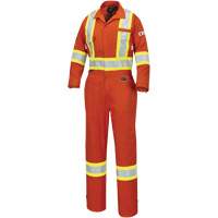 7702W FR-Tech&reg; Women's FR/Arc-Rated Coveralls, Size X-Small, High Visibility Orange, 10 cal/cm² Ottawa Fastener Supply