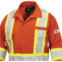 7702W FR-Tech&reg; Women's FR/Arc-Rated Coveralls, Size X-Small, High Visibility Orange, 10 cal/cm² Ottawa Fastener Supply