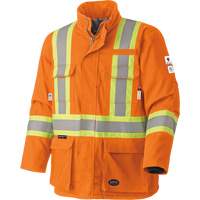 5533 Flame-Resistant Safety Parka, Small, High Visibility Orange, 58 cal/cm² Ottawa Fastener Supply
