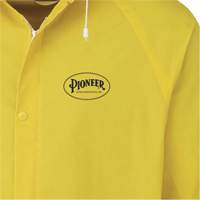 577J Veste imperm&eacute;able, Polyester/PVC, Petit, Jaune Ottawa Fastener Supply