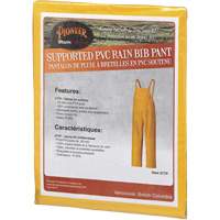 Storm Master<sup>®</sup> Bib Pants, Small, Polyester/PVC, Yellow SHE396 | Ottawa Fastener Supply