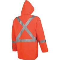 576J High-Visibility FR Rain Jacket, Small, High Visibility Orange Ottawa Fastener Supply