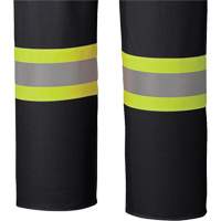 5895BK Flame-Resistant Waterproof Stretch Bib Pants, X-Small, Black Ottawa Fastener Supply