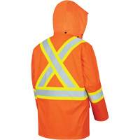 5892PKT High-Visibility FR Waterproof Safety Jacket, X-Small, High Visibility Orange Ottawa Fastener Supply