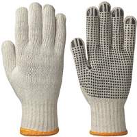Knitted Dotted-Palm Gloves, Poly/Cotton, Small SHE764 | Ottawa Fastener Supply