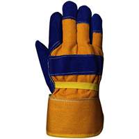655 Insulated Fitter's Gloves, One Size, Split Cowhide Palm, Boa Inner Lining Ottawa Fastener Supply