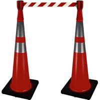 Capuchon pour cône de signalisation avec ruban de 10' pour barricade SHE786 | Ottawa Fastener Supply