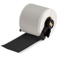 All-Weather Permanent Adhesive Label Tape, Vinyl, Black, 2" Width Ottawa Fastener Supply
