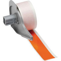 All-Weather Permanent Adhesive Label Tape, Vinyl, Orange, 1" Width Ottawa Fastener Supply