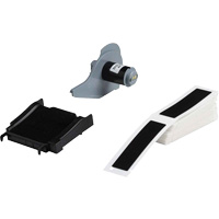 Raised Panel Labels, Polyester, 1" L x 4" H, Black Ottawa Fastener Supply