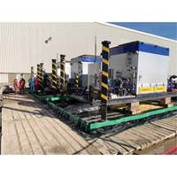 Ultimate Copolymer 2000 Ultra-Containment Berm&reg;, 179 US gal. Capacity, 4' W x 6' L x 12" H, Hinge Bracket Ottawa Fastener Supply