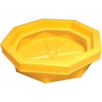 Ultra-Drum Tray&reg; without Grating, 32" L x 32" W x 8.1" H, 22.8 US gal. Spill Capacity Ottawa Fastener Supply