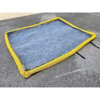 Small Ultra-Filter Pad, 0.8 US gal. Capacity, 2.5' W x 2' L x 3" H, Foam Wall Ottawa Fastener Supply