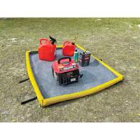 Small Ultra-Filter Pad, 0.8 US gal. Capacity, 2.5' W x 2' L x 3" H, Foam Wall Ottawa Fastener Supply