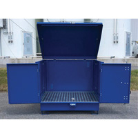 Ultra-Hard Top S4 Steel Spill Pallet, 61" L x 54.4" W x 52" H, 4700 lbs. Load Capacity Ottawa Fastener Supply