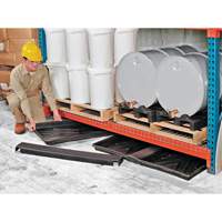 Triple-Tray Ultra-Rack Containment Tray&reg;, 72" L x 44" W x 2.8" H, 24 US gal. Spill Capacity Ottawa Fastener Supply