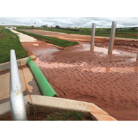 Green Ultra-Silt Dike&reg;, 7' L x 5' W Ottawa Fastener Supply