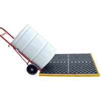 4-Drum Flexible Ultra-Spill Deck&reg;, 22 US gal. Spill Capacity, 48" x 48" x 2.5" Ottawa Fastener Supply