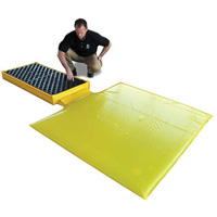 2-Drum Flexible Ultra-Spill Deck&reg; Bladder System, 88 US gal. Spill Capacity, 48" x 27" x 5" Ottawa Fastener Supply