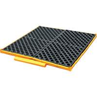 4-Drum Flexible Ultra-Spill Deck&reg; Bladder System, 110 US gal. Spill Capacity, 51" x 48" x 5" Ottawa Fastener Supply