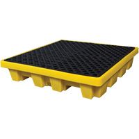 4-Drum Nestable Ultra-Spill Pallet&reg;, 66 US gal. Spill Capacity, 51" x 51" x 10" Ottawa Fastener Supply